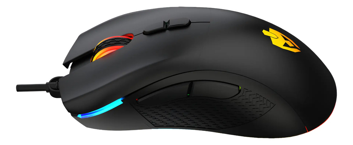 Mouse EG-119 Ploy Evolut Gamer Com Fio Usb 16000 Dpi Sensor Óptico Preto - imagem 1